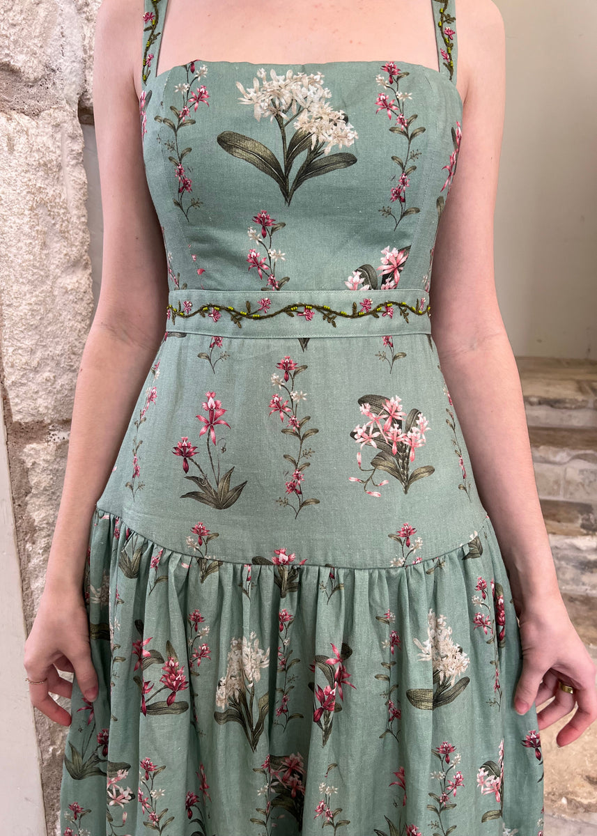 Lima Spaghetti Strap Tiered Maxi Dress in Orquidea | European dcor for the modern household Lima Spaghetti Strap Tiered Maxi Dress in Orquidea | European dcor for the modern household