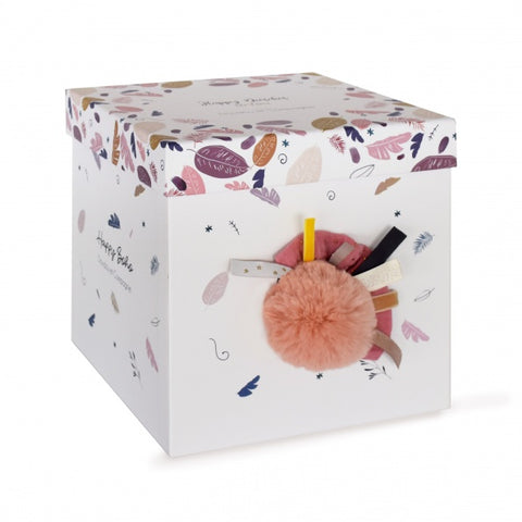 Happy Boho Bunny Lovey in Gift Box