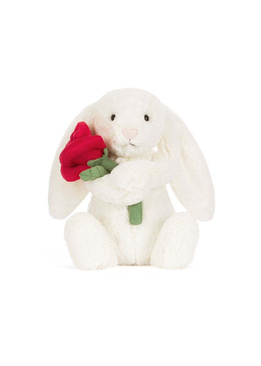 Bashful Bunny With Rose | European décor for the modern household