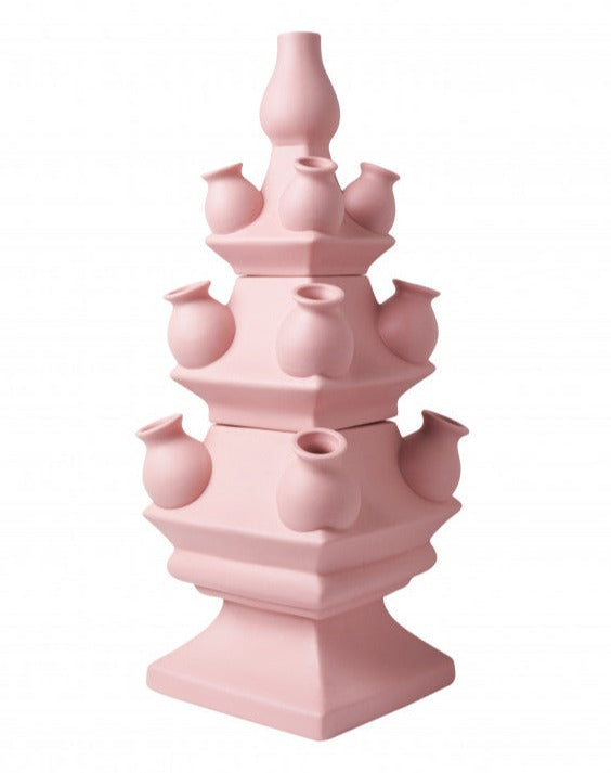 3-piece-tiered-tulipiere-tower-in-matte-pink-european-d-cor-for-the