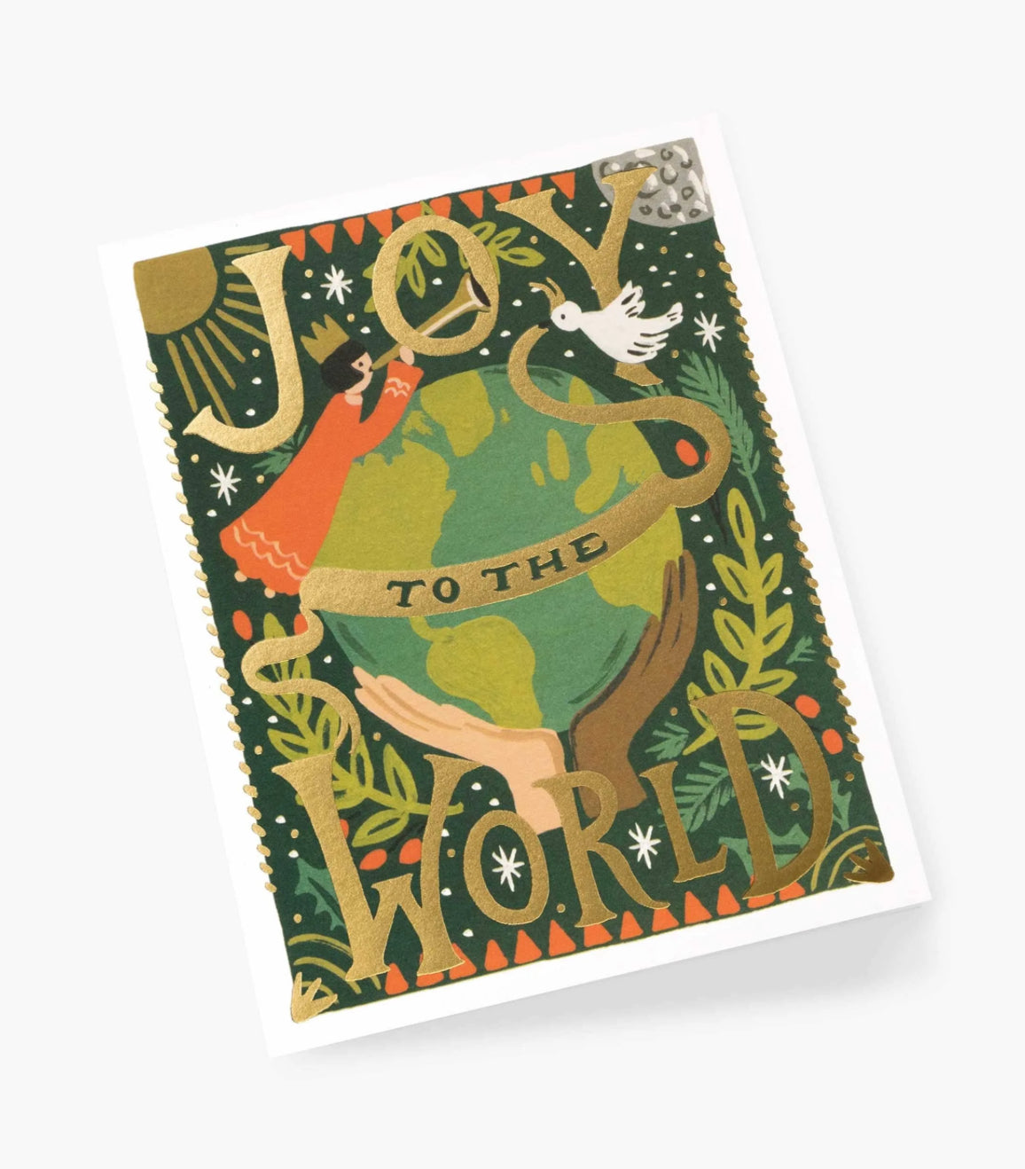 Joy To The World Illustrated Greeting Card