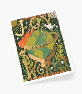 Joy To The World Illustrated Greeting Card