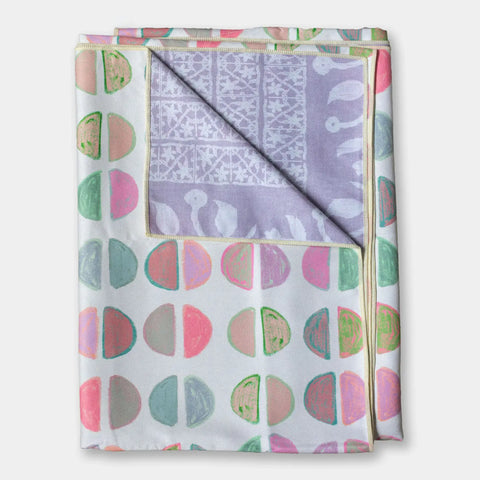 Mims Fast-Dry Patterned Beach Towel + Travel Pouch