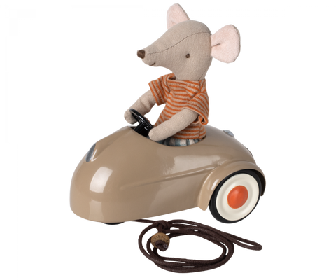 Little Friends Mouse Car in Brown