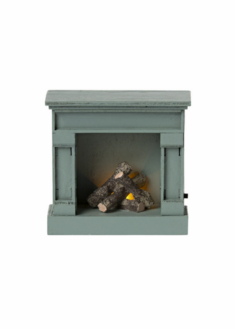 Little Friends Fireplace in Blue