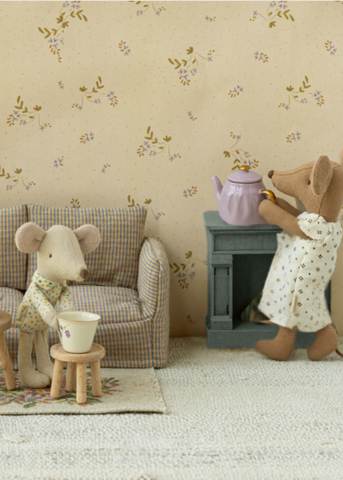 Little Friends Fireplace in Blue