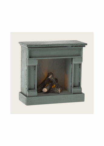 Little Friends Fireplace in Blue