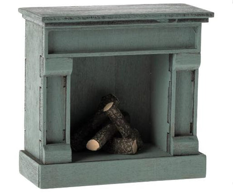 Little Friends Fireplace in Blue