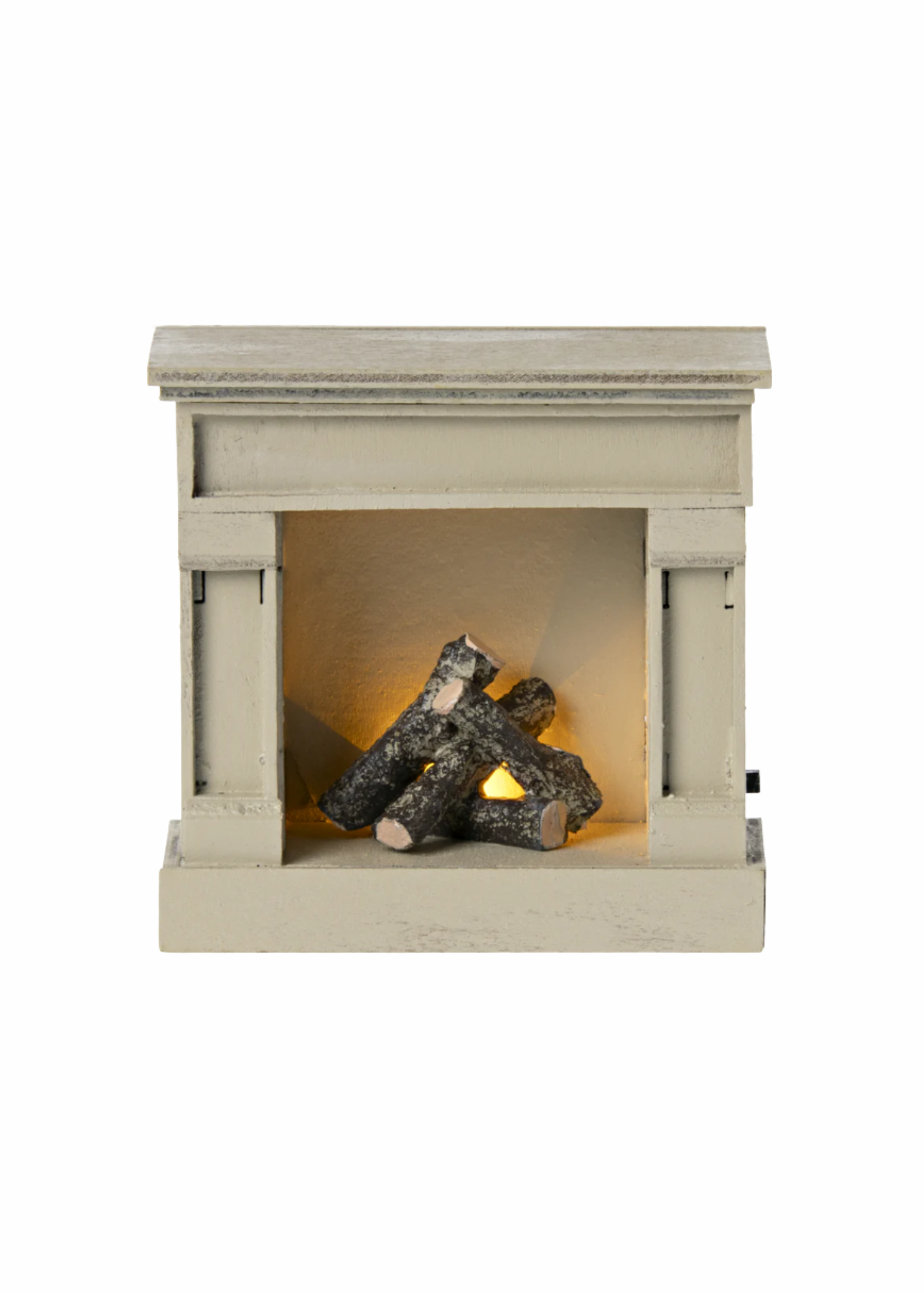 Little Friends Fireplace in Off White
