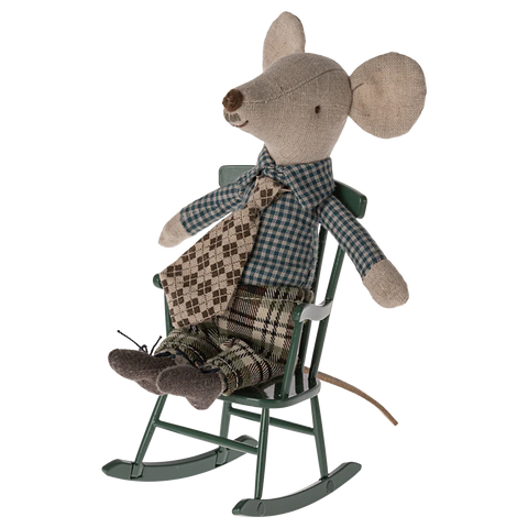 Little Friends Rocking Chair in Dark Green