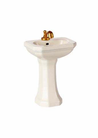 Little Friends Bathroom Sink in Off White