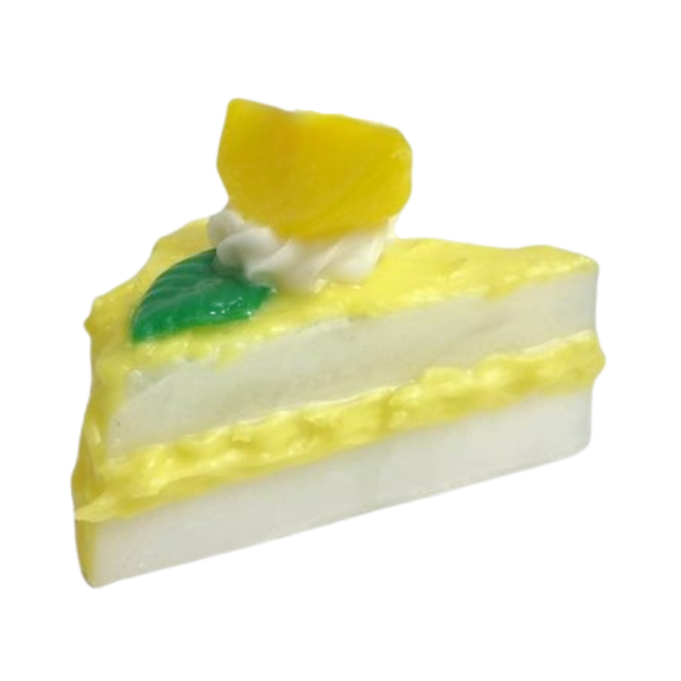 Slice Of Lemon Crème Cake Candle