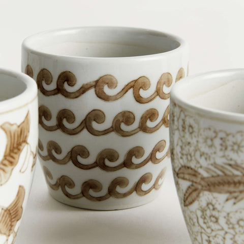 Assorted Chinoiserie Mini Flower Pots