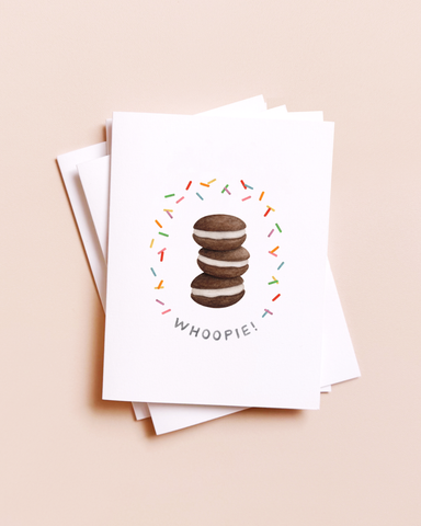 Whoopie! — New England Food Pun Congratulations Card