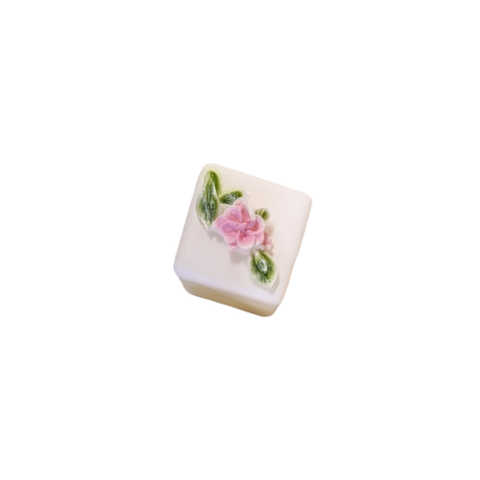 Iced Floral Petit Four Candle