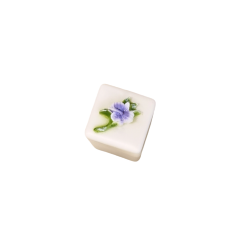 Iced Floral Petit Four Candle