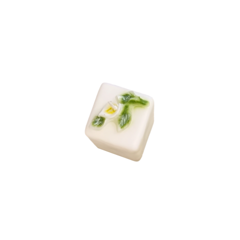 Iced Floral Petit Four Candle