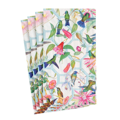 Hummingbird Trellis Paper Guest Towel Set