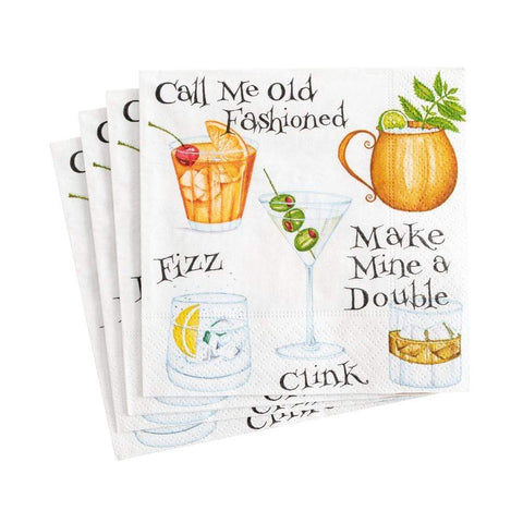 Cocktail Hour Paper Cocktail Napkin Set