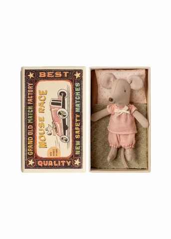 Little Sister Mouse in Matchbox