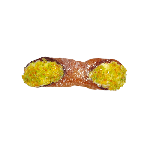 Pistachio Cannoli Pastry Candle