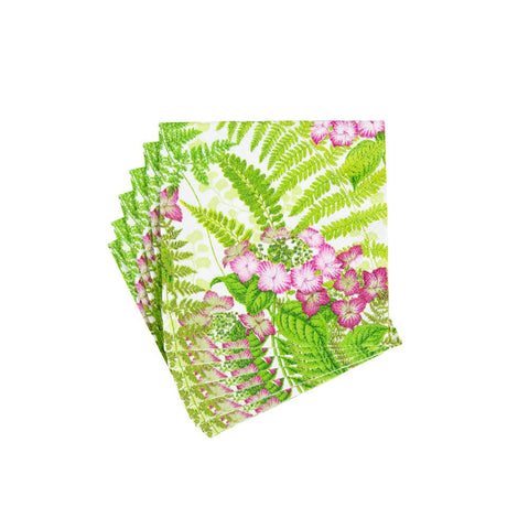 Fern Garden Paper Cocktail Napkin Set