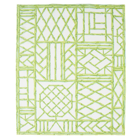 Moss Green Bamboo Screen Paper Guest Towel Set