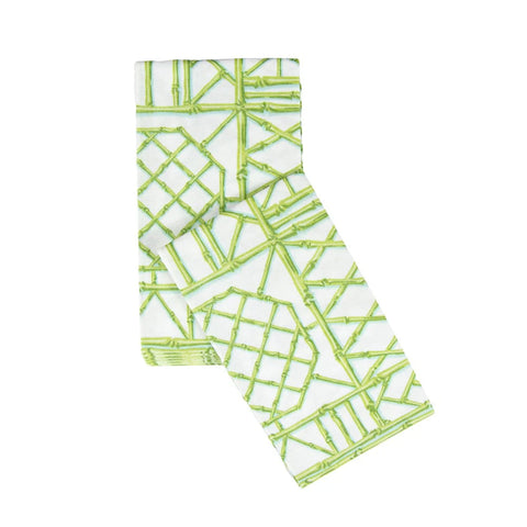 Moss Green Bamboo Screen Paper Guest Towel Set