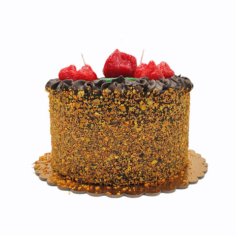 Strawberry Chocolate Almond Crumb Cake Candle