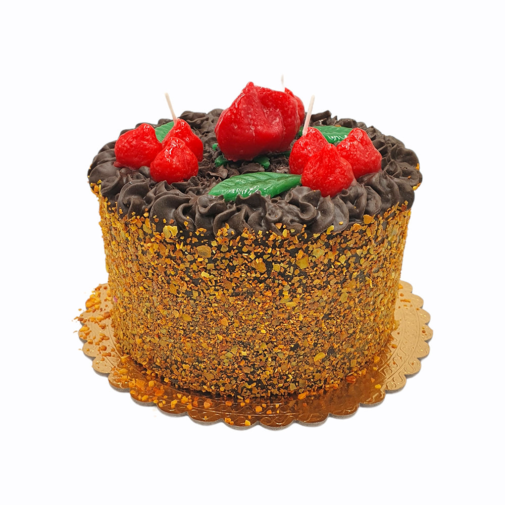 Strawberry Chocolate Almond Crumb Cake Candle