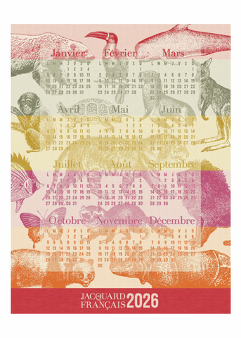 2026 Calendar Kitchen Towel