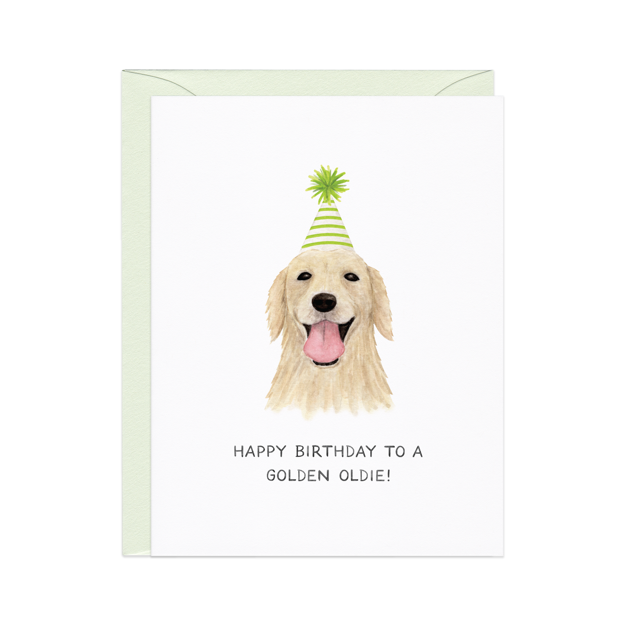 Golden Retriever Golden Oldie — Dog Lovers Birthday Card
