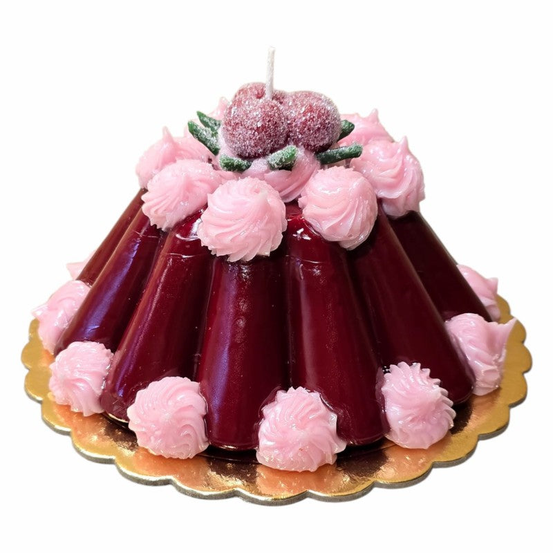 Cherry Pudding Bundt Cake Candle