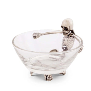 Skeleton Glass Dip Bowl