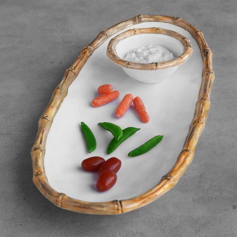 Vida Bamboo Mini Dip Bowl
