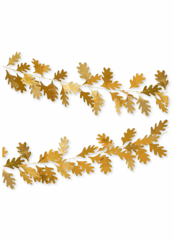 Gold Oak Leaf Garland