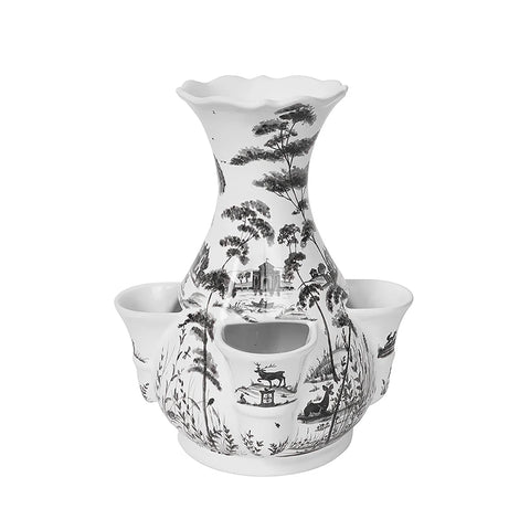 Country Estate Tulipiere Vase in Flint