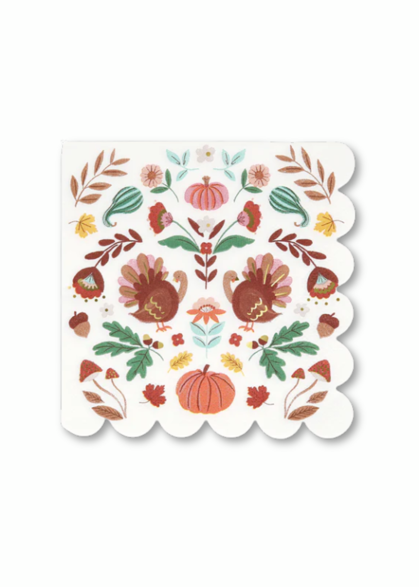 Folk Fall Small Napkin Set