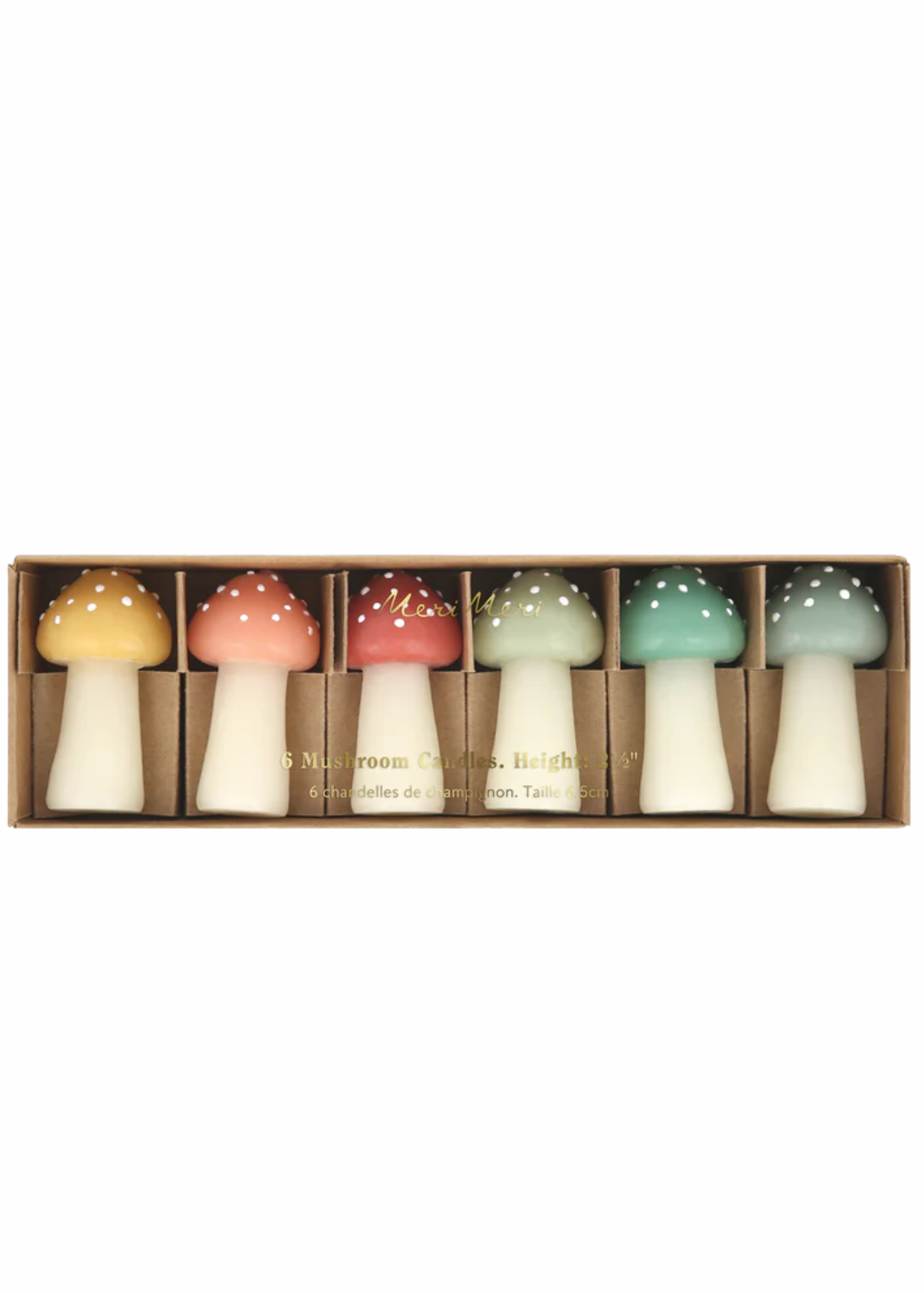 Rustic Mini Mushroom Candle Box Set