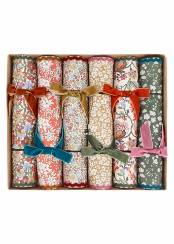Meri Meri x Liberty Velvet Bow Fall Crackers Box Set