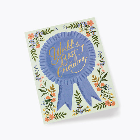 World's Best Grandma Card