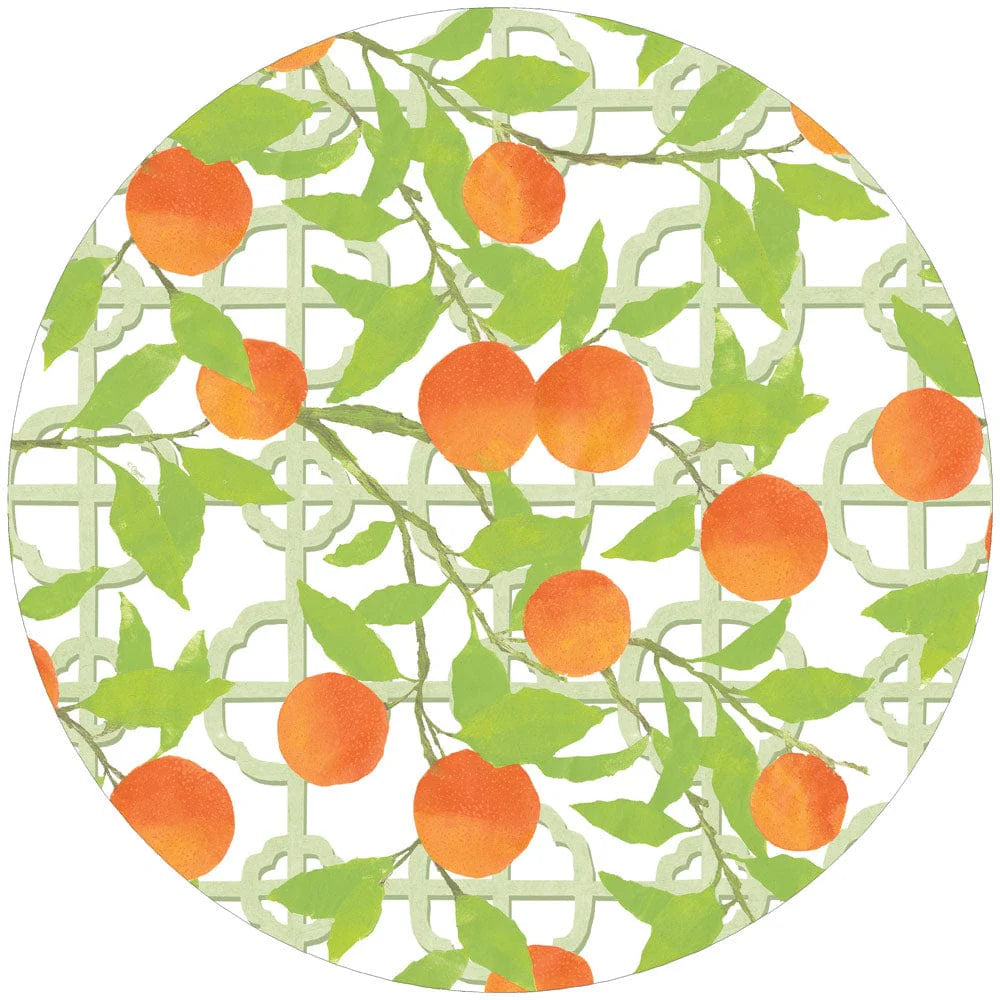 Orange Grove Die Cut Placemat
