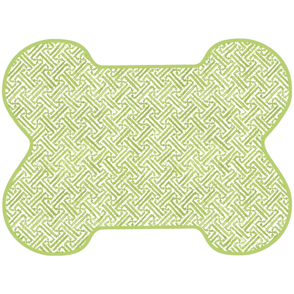 Fretwork Bone Die Cut Dog Mat
