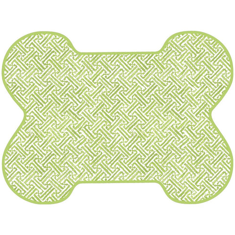 Fretwork Bone Die Cut Dog Mat