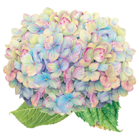 Blooming Hydrangea Die Cut Placemat