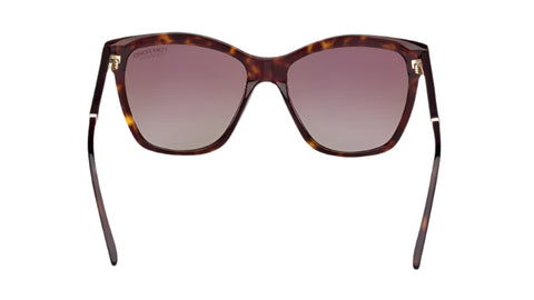 Lucia Acetate Sunglasses in Dark Havana + Brown Polar
