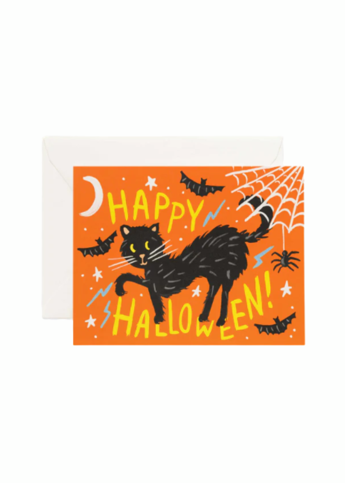 Black Cat halloween Card