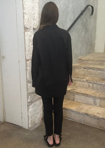 Yorke Long Sleeve Shirt in Black
