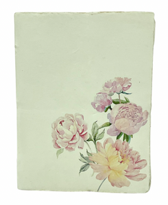 Peony Parchment Paper Notebook