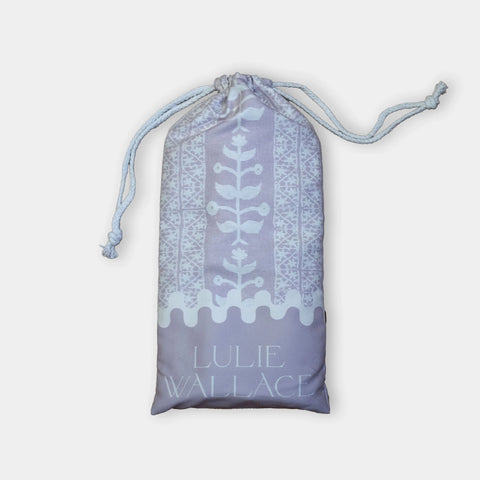 Penelope  Fast-Dry Patterned Beach Towel + Travel Pouch